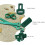 20St Herbruikbare Groene Plastic Fixing Buckle Voor 8
