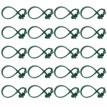 20St Herbruikbare Groene Plastic Fixing Buckle Voor