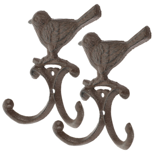 2 Pcs Heavy Duty Double Garage Hooks Cast 2