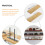 Floating Shelf Brackets Hidden Diy Bookshelf White Abs 1pack 9