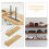 Floating Shelf Brackets Hidden Diy Bookshelf White Abs 1pack 10