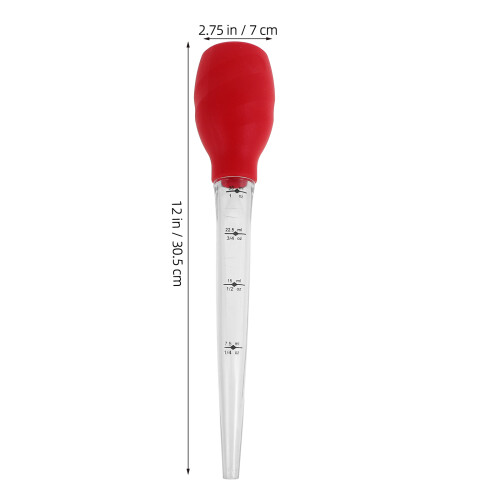 Bulb Basters For Cooking 1 Set Multi Color 30.5x7x2in Silicone 1