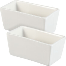 2pcs Ceramic Tea Bag Holders For Home And Cafe Use