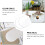 Plastic Cake Boards Acrylic Transparent 2pcs 9
