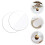 Plastic Cake Boards Acrylic Transparent 2pcs 4
