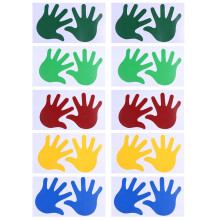 20 Pairs Wall Sticker Decorative Adhesive Kid Room Wall Decal