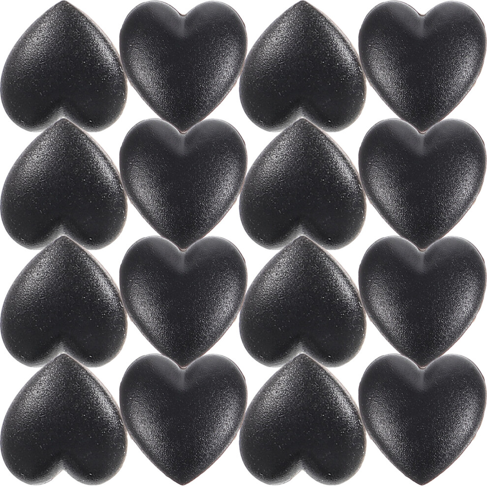 Aboofan 20 Pcs Ear Grippers Glasses Eyeglass Clips Heart-Shaped Silicone
