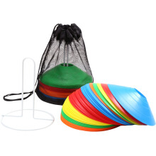 1Set Voetbal Trainingscones Set Met Houder En Opbergruimte