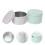 Raindrops  2 Pcs Scented Candle Jar Clear Decorative Boxes Candy Green 3