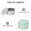 Raindrops  2 Pcs Scented Candle Jar Clear Decorative Boxes Candy Green 11
