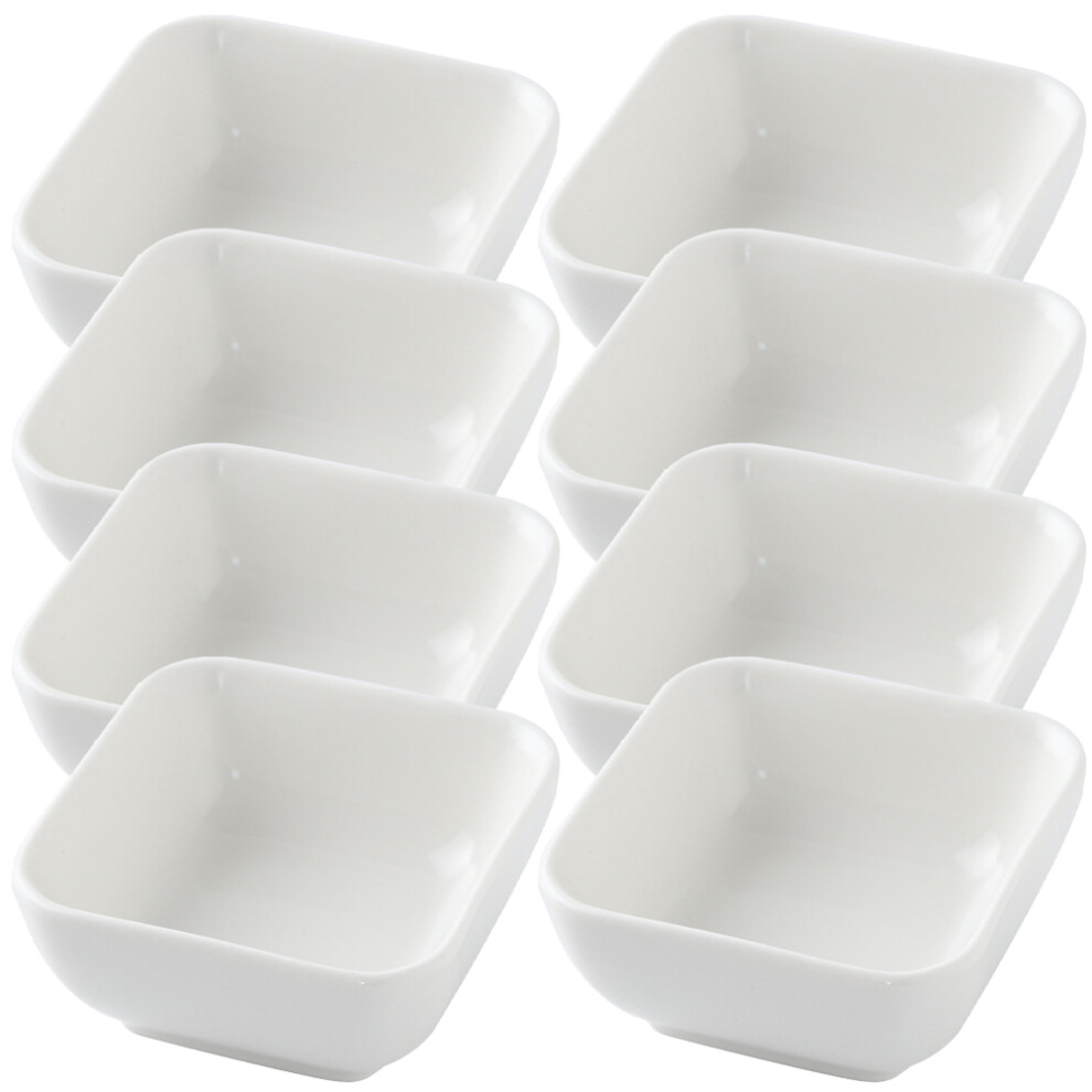Sturdy Ceramic Sauce Dishes 8pcs Small Bowls for Dipping Salads Snacks-image-OPC-PK8TGTG-NEW
