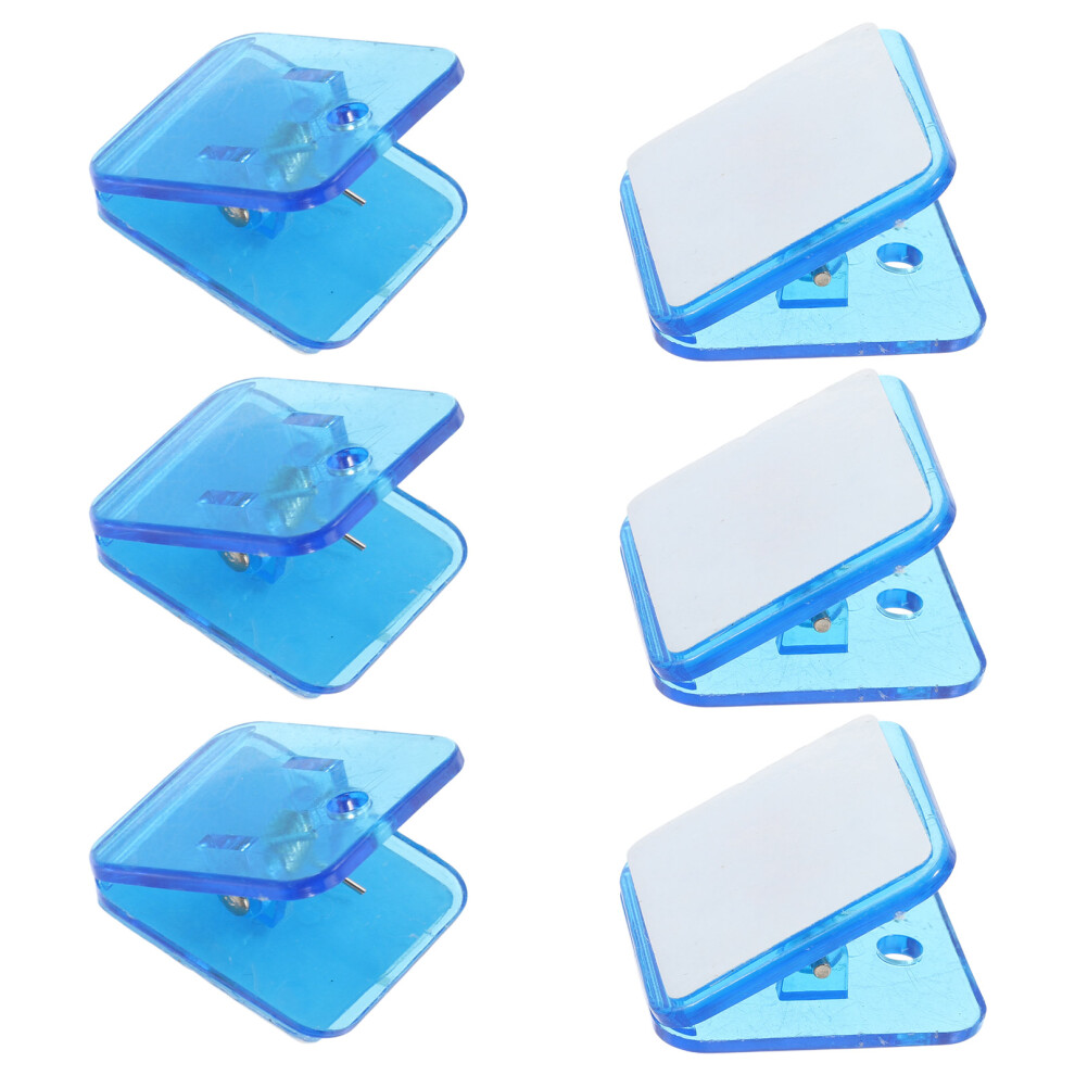 Versatile Blue Abs Dog Pad Bracket, Durable Mounting 6Pcs 3171399547951