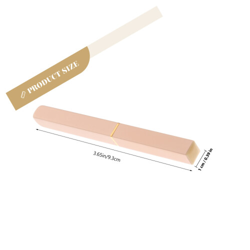 2 Pcs Brush Travel Retractable Lip Delicate Portable Makeup 1