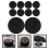 Fireproof Insulating Mat Cotton Black 10pcs 2
