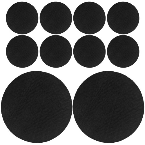 Fireproof Insulating Mat Cotton Black 10pcs