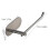 Raindrops Towel Rack Kitchen Towel Rack Silver 1pack 2