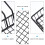 Deep Fryer Accessory Black Iron Basket For Serving Snacks 1set 8