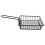 Deep Fryer Accessory Black Iron Basket For Serving Snacks 1set 3