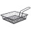 Deep Fryer Accessory Black Iron Basket For Serving Snacks 1set 5