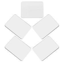 Mirror Decal For Phone Case Adhesive Backing In White 5pcs