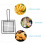 Deep Fryer Accessory Black Iron Basket For Serving Snacks 1set 11