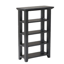 House Bookcase Mini Flower Stand Wood 1pcs