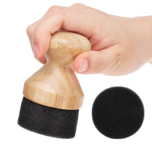 Oil Applicator Brush For Meat Board 1 Set Bamboo And Sponge