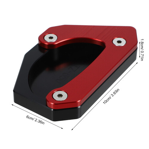 Motorcycle Side Stand Plate Kickstand Plate Aluminum 1pack 1