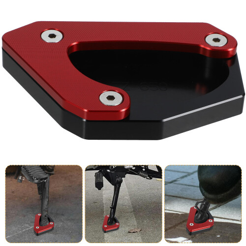 Motorcycle Side Stand Plate Kickstand Plate Aluminum 1pack 2