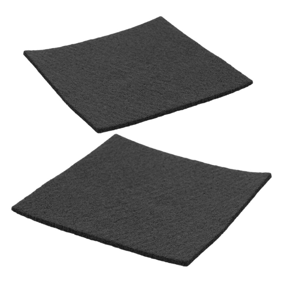 Mlins 2 Pcs Vacuum Furnace Insulation Felt 10.00x10.00x1.00cm Black-image-OPC-PK8TJBS-NEW