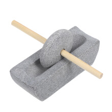 Manual Stone Pestle Mill Assorted Color For Grinding Compact