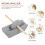Manual Stone Pestle Mill Assorted Color For Grinding Compact 8