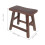 Rustic Step Stool Light Brown Solid Wood 1set 3