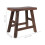 Rustic Step Stool Light Brown Solid Wood 1set 2