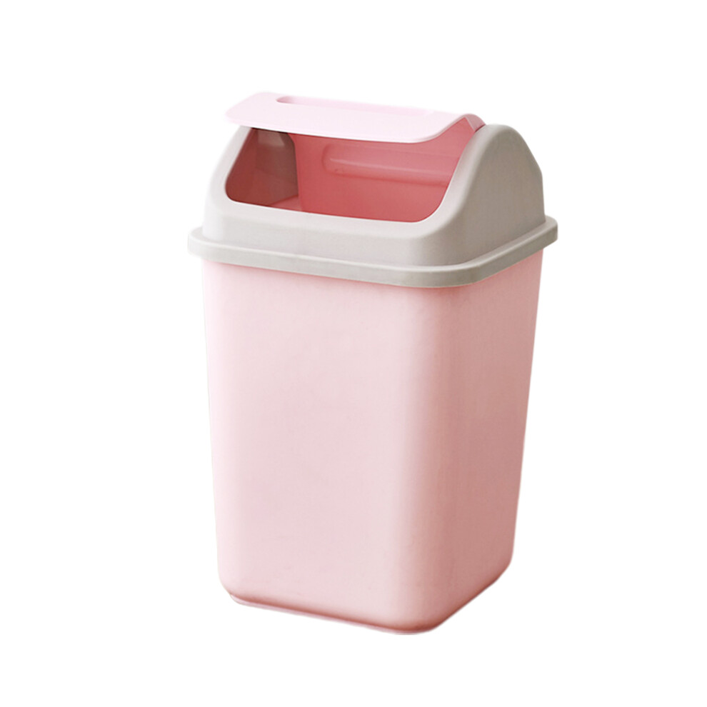 Waste Paper Bin Litter Waste Container Plastic 1Pcs Pink 3171399545834