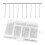 220 Pcs Reusable Wig Pin Daily Use Needle Bobby Silver 11