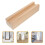 Full Length Wooden Mirror Base Floor Holder Block 8