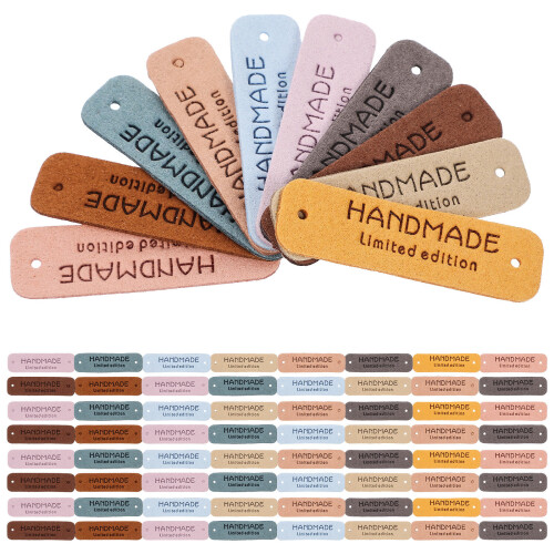 100 Pcs Labels Handmade Tag Clothing Tags 5.5x1.5cm