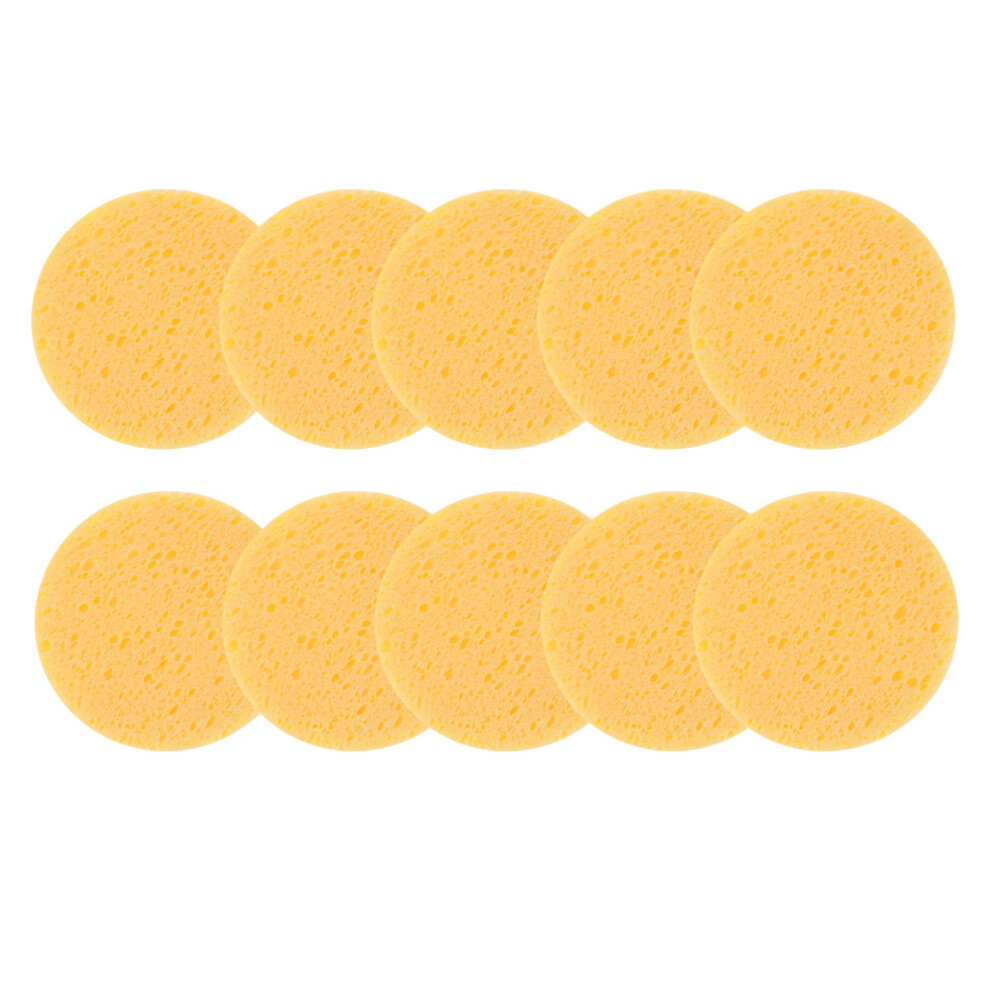 Vaguelly 10 Pcs Makeup Removal Sponges Face Cleansing Remover Facial Cleaning