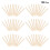 100 Pcs Tool Scratch-Off Pen Scraping Painting Sticks Child 7