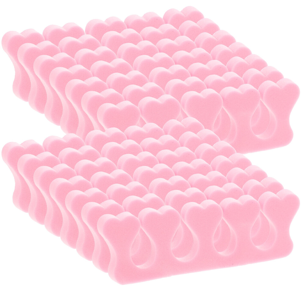 Totority 40 Pcs Nail Toe Separators Pedicure Tools For Finger Nail Art