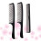 1 Barber Comb Accessories Combs Hairdressing Hair Comb Black 4