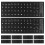 10 Sheets Black Keyboard Covers For Computer 9
