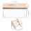 Natural Behavior Promotion Sand Bath Box Transparent Abs 1 Set 2