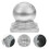 4 Pcs Decorative Galvanized Rail Post Garden Caps 2