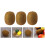 4Pièces Fruits Factices En Marron Pour Décorations Visuelles 7