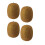 4Pièces Fruits Factices En Marron Pour Décorations Visuelles 1
