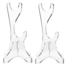 Transparent Bamboo Flute Holder Stands Acrylic Desktop Instrument