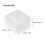 Half Paint Pan For Diy Storage Case White Plastic 100pcs 2