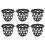 Billiard Storage Holder Prevent Ball Drop 6pcs 9